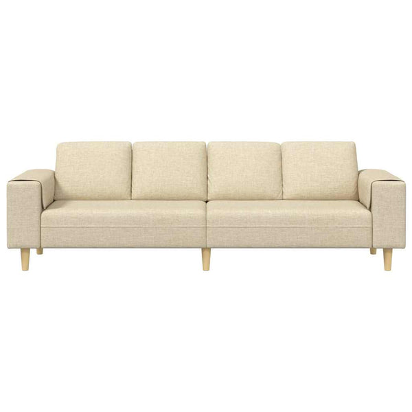 Creme Wohnzimmer Couch Polyester 250cm