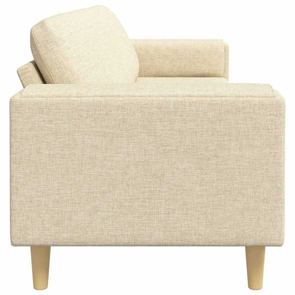 Creme Wohnzimmer Couch Polyester 250cm