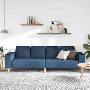 Blaue Wohnzimmer Couch, 250 cm