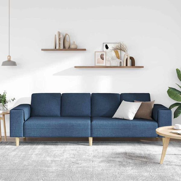 Blaue Wohnzimmer Couch, 250 cm