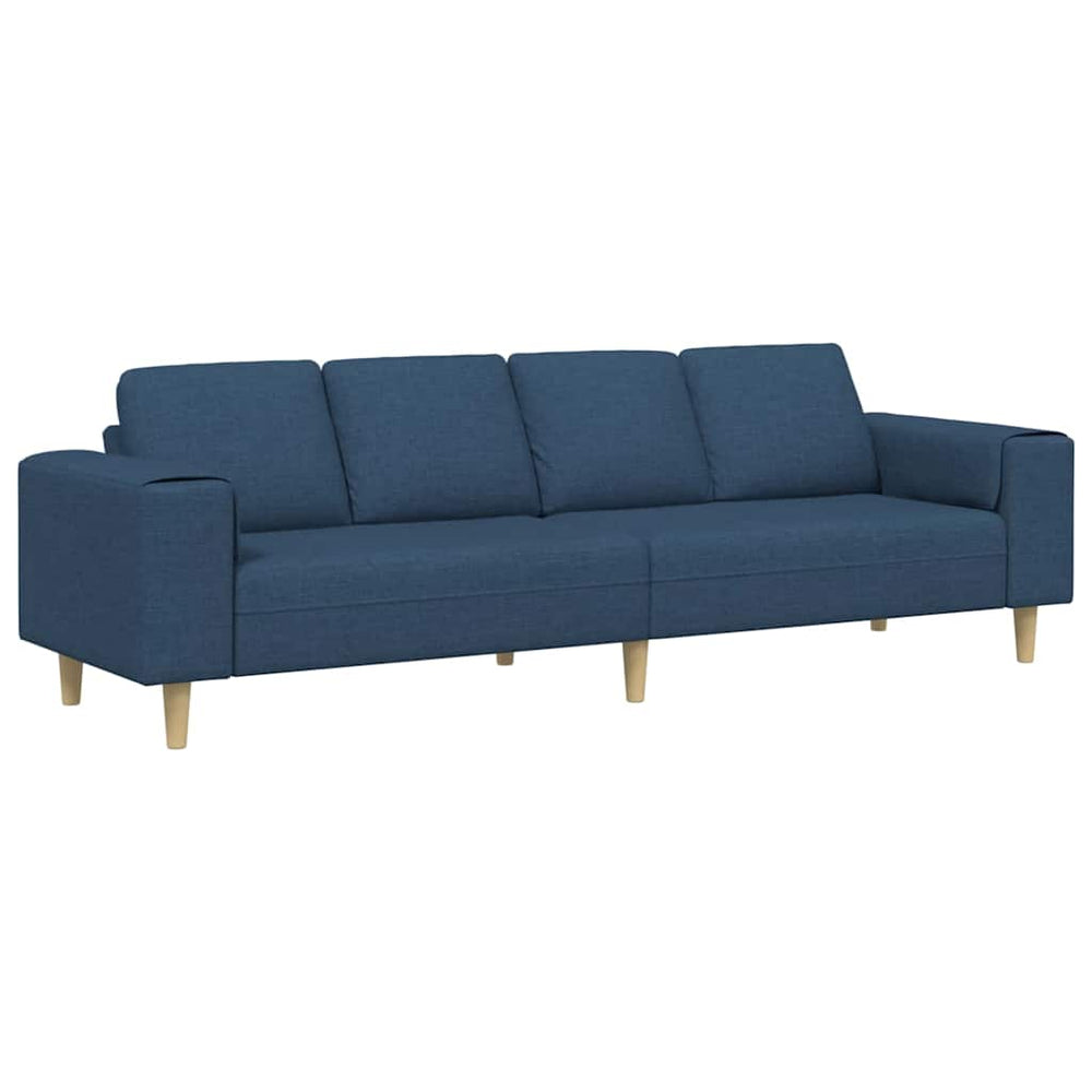 Blaue Wohnzimmer Couch, 250 cm