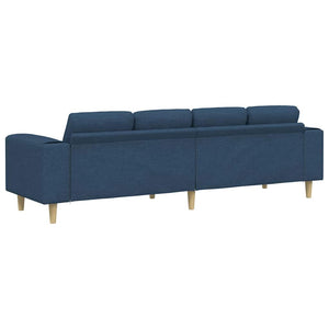 Blaue Wohnzimmer Couch, 250 cm