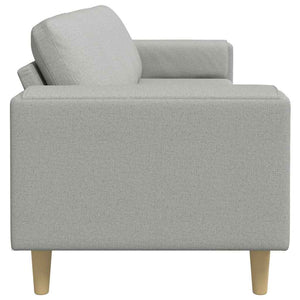 Wohnzimmer Couch Wolkengrau Polyester 250cm