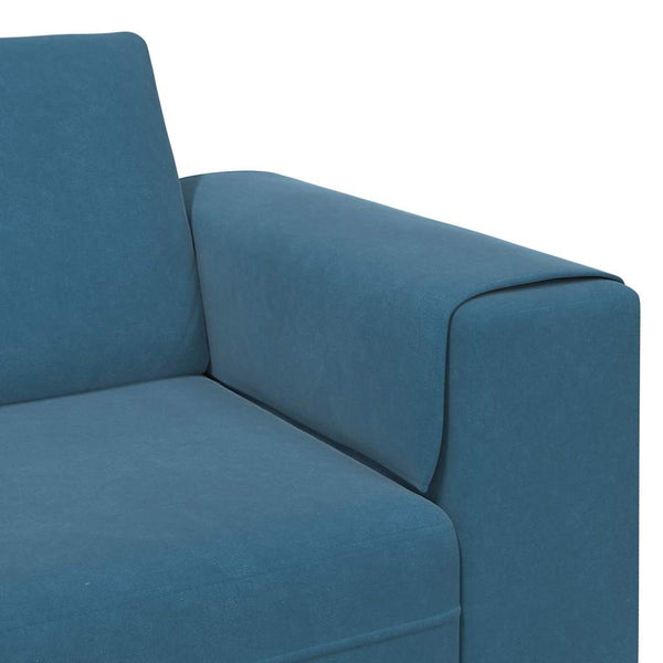 Blaue Wohnzimmer Couch 250 cm