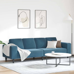 Blaue Wohnzimmer Couch 250 cm