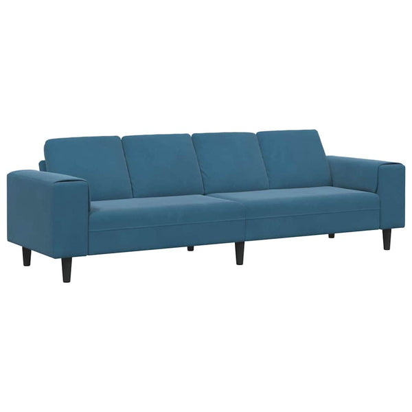 Blaue Wohnzimmer Couch 250 cm