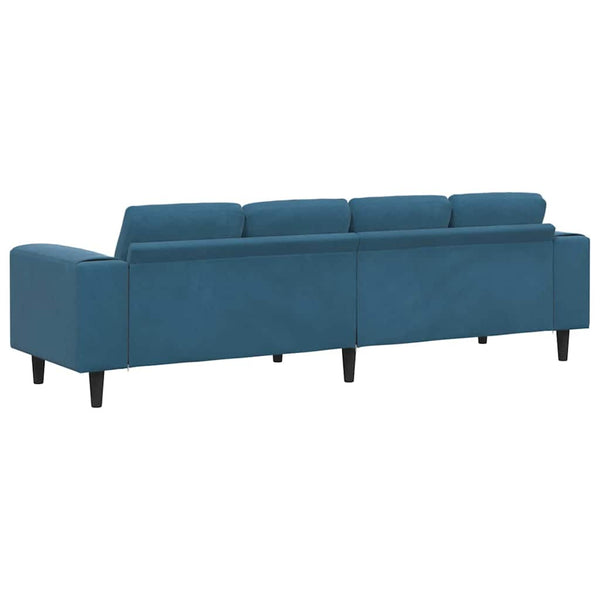 Blaue Wohnzimmer Couch 250 cm