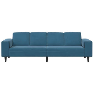 Blaue Wohnzimmer Couch 250 cm