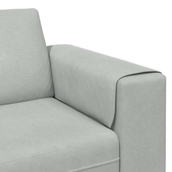 Hellgraue Wohnzimmer Couch 250 cm