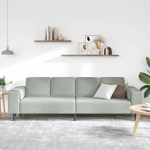 Hellgraue Wohnzimmer Couch 250 cm