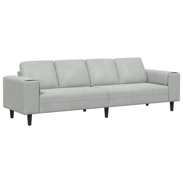 Hellgraue Wohnzimmer Couch 250 cm