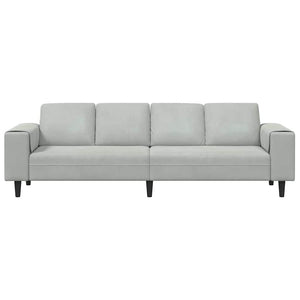 Hellgraue Wohnzimmer Couch 250 cm