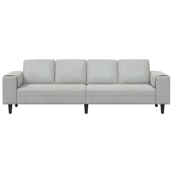 Hellgraue Wohnzimmer Couch 250 cm