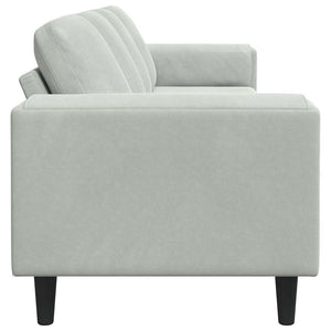 Hellgraue Wohnzimmer Couch 250 cm