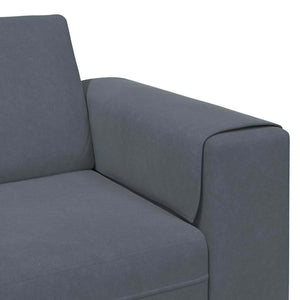 vidaXL Canapé de salon gris foncé 250 x 77 x 76 cm
