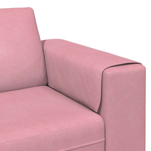 Rosa Wohnzimmer Couch, 250 cm