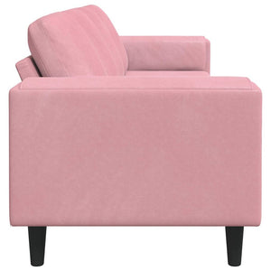 Rosa Wohnzimmer Couch, 250 cm