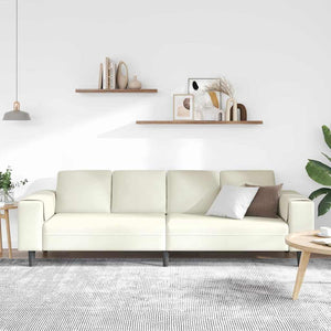 Creme Wohnzimmer Couch 250 cm