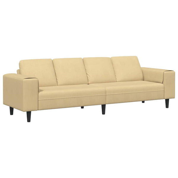 Grau-Grünes Cord Sofa 250 cm
