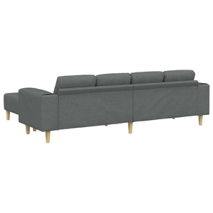 Dunkelgraue 3-teilige Wohnzimmer Couch