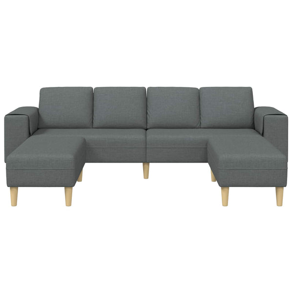 Dunkelgraue 3-teilige Wohnzimmer Couch