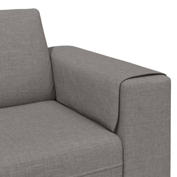 3-teilige Wohnzimmer Couch Taupe