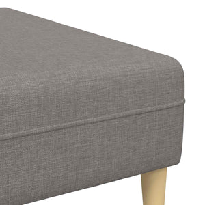 3-teilige Wohnzimmer Couch Taupe