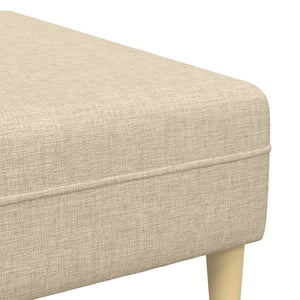 3-teilige Wohnzimmer Couch Creme