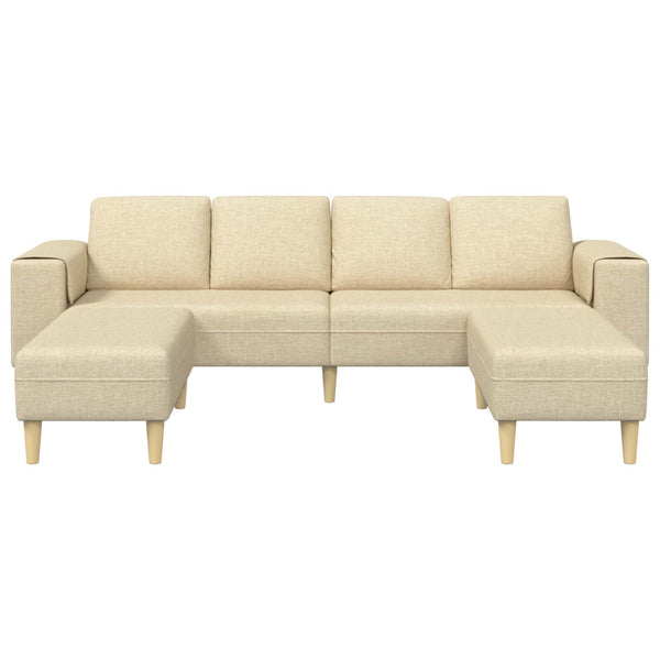 3-teilige Wohnzimmer Couch Creme