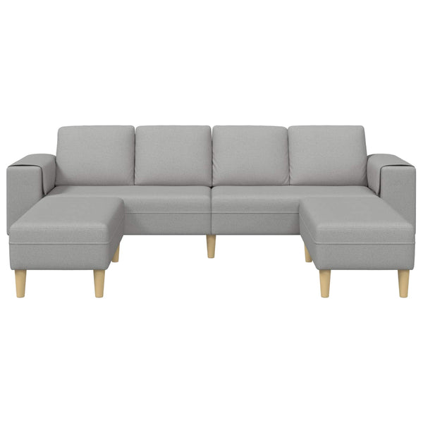 Wohnzimmer Couch 3-teilig Wolkengrau
