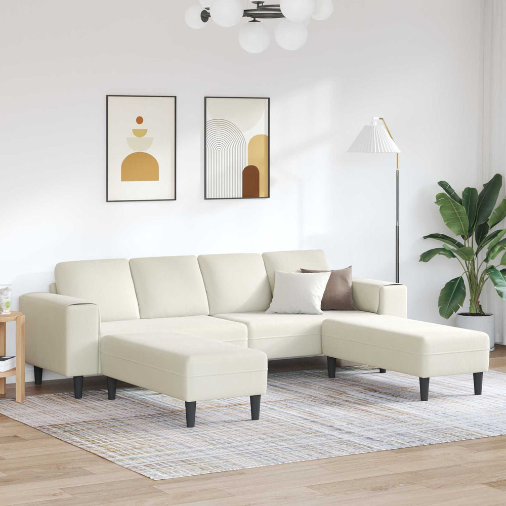 Creme Wohnzimmer Couch 3-teilig