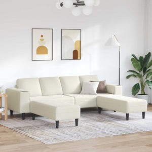 Creme Wohnzimmer Couch 3-teilig