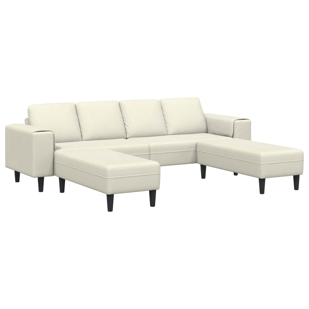 Creme Wohnzimmer Couch 3-teilig