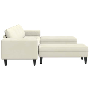 Creme Wohnzimmer Couch 3-teilig