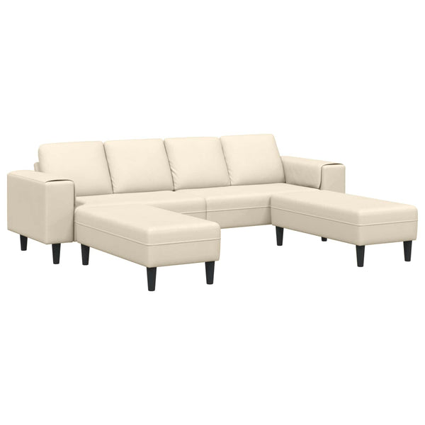 Creme Cord Sofa 250 cm