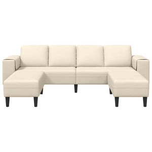 Creme Cord Sofa 250 cm