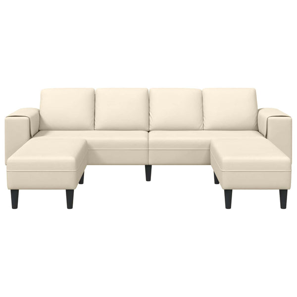 Creme Cord Sofa 250 cm