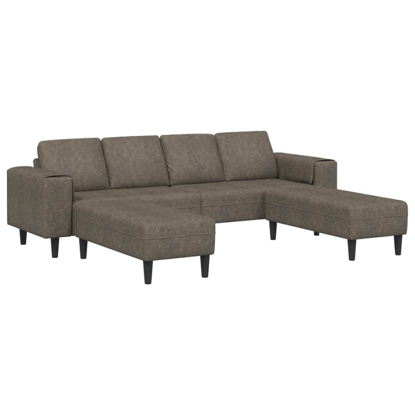 Dunkelgraue 3-teilige Wohnzimmer Couch