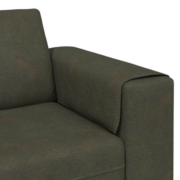 Olivegrüne 3-teilige Wohnzimmer Couch