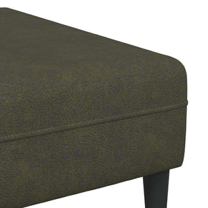 Olivegrüne 3-teilige Wohnzimmer Couch