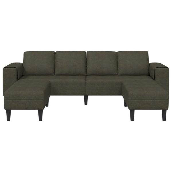 Olivegrüne 3-teilige Wohnzimmer Couch