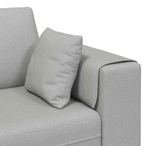Sofa Wolkengrau Stoff 250 cm