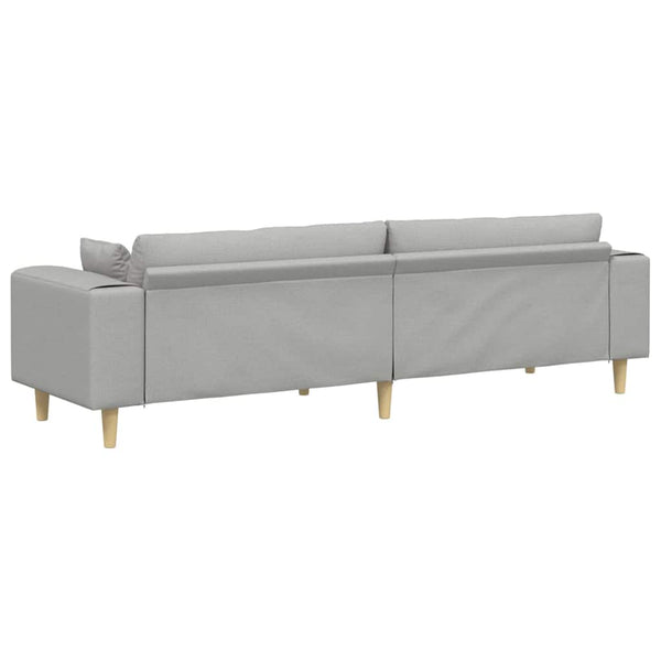 Sofa Wolkengrau Stoff 250 cm