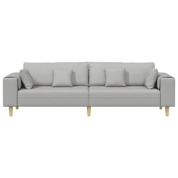 Sofa Wolkengrau Stoff 250 cm