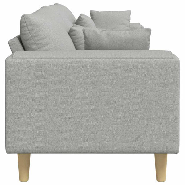 Sofa Wolkengrau Stoff 250 cm