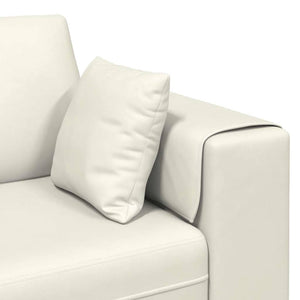 vidaXL Canapé crème 250 x 77 x 76 cm Velours