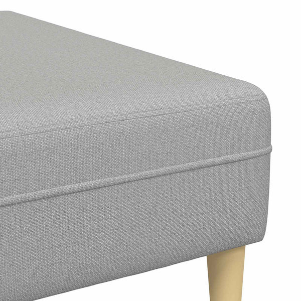 Sofa Wolkengrau Stoff mit Kissen
