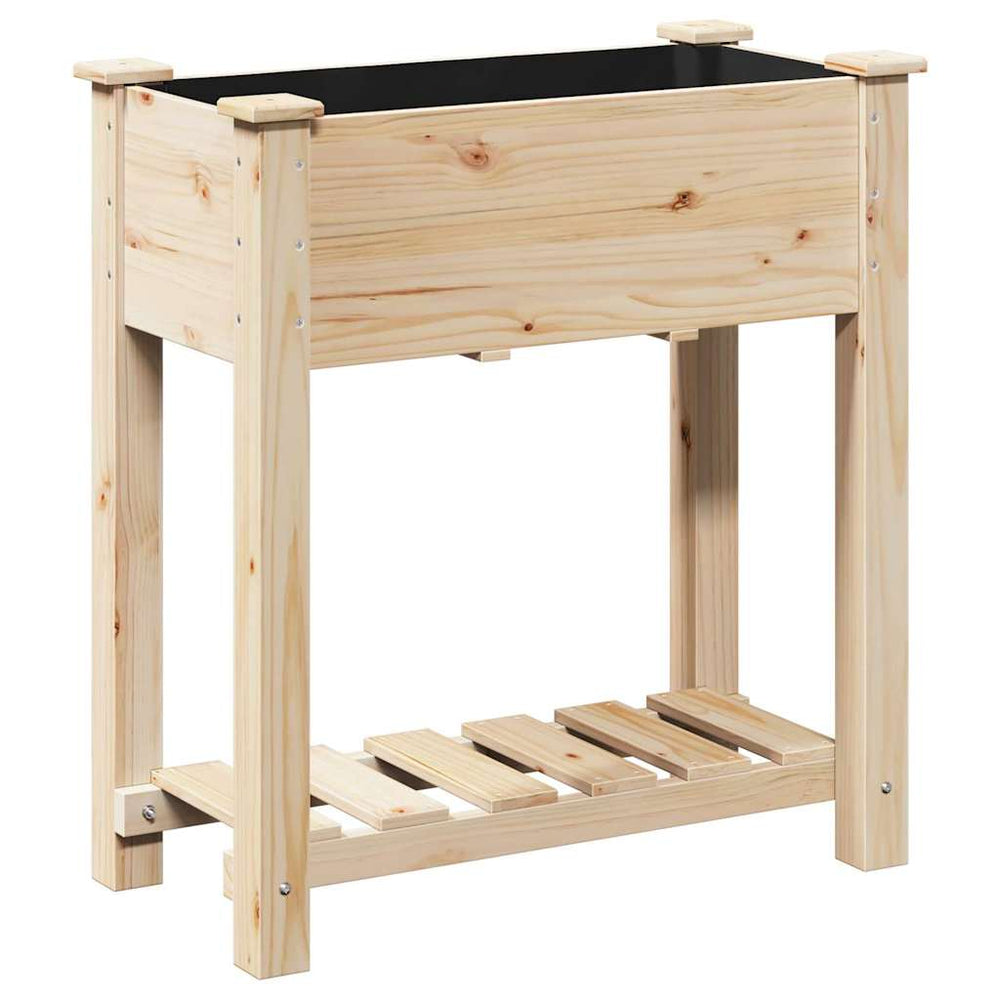 Garten Pflanzgefäß mit Regal, Beige