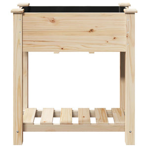 Garten Pflanzgefäß mit Regal, Beige