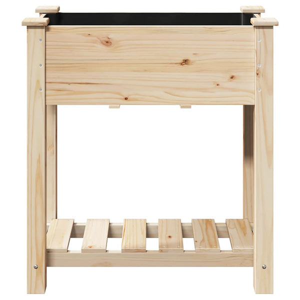 Garten Pflanzgefäß mit Regal, Beige